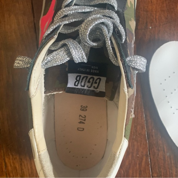 Golden Goose Camouflage Superstar Sneakers Size 39 - Picture 7 of 7